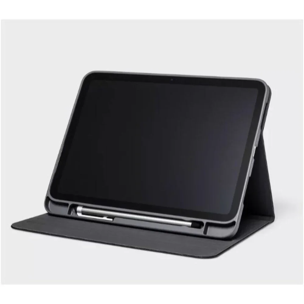 Heyday Folio Case For iPad Air 10.5″ With Pencil Holder Flat Black